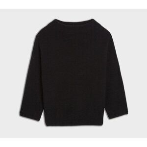 The Reset Funnel Neck Sweater Wool cashmere Black Sizw Small